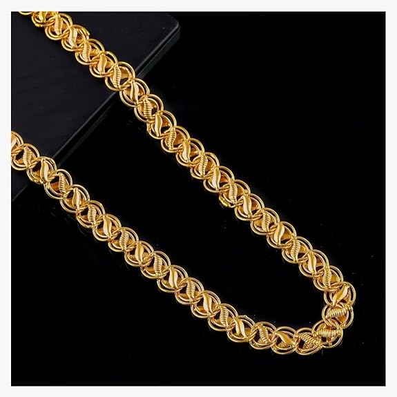 Leaf Lotus Chain for Men 🔥| 22 Kt Gold Plated 🔥| Bold, Refined, and Meaningful🔥